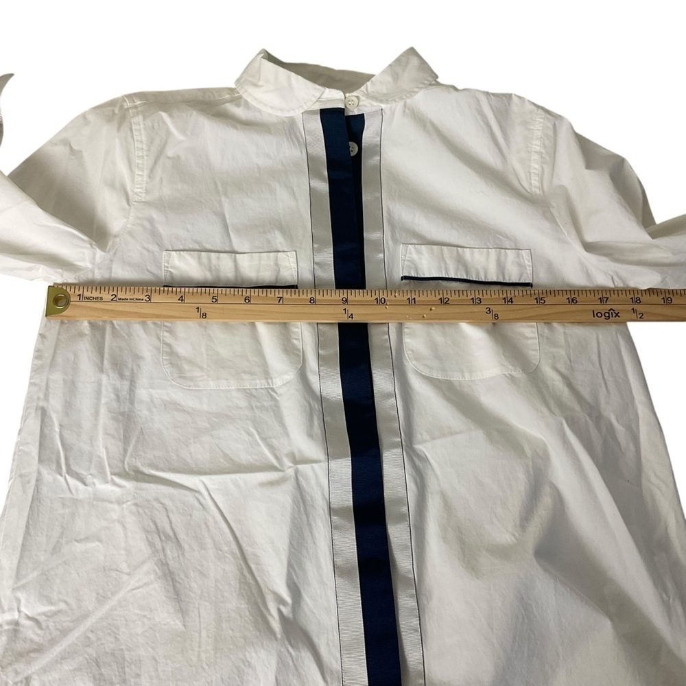 JCREW Pajama shirt with grosgrain trim - Picture 7 of 8